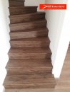 Obklad schodů z vinylové podlahy